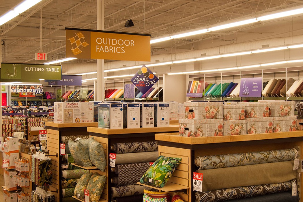 Hancock Fabrics Ashboro, NC K2M Design