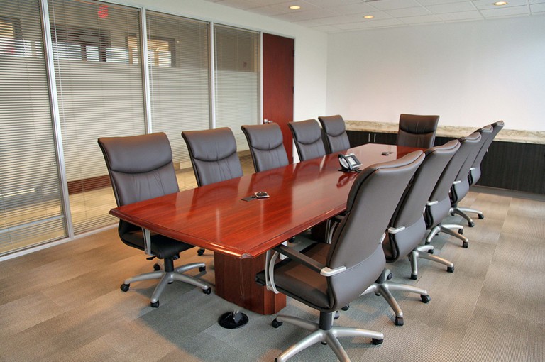 GrafTech, Cleveland, Ohio. Workplace design by K2M Design. Conference Room.